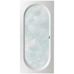Villeroy & Boch Oberon Ванна, с гидромассажем Airpool Entry (AE), включая Сливная и переливная арматура Multiplex Trio, 1900 x 900 mm, Альпийский белый UAE199OBE2B1V01