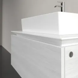 Villeroy & Boch Legato Тумба под раковину, 1 выдвижной ящик, 800 x 380 x 500 mm, White Wood / White Wood B60100E8
