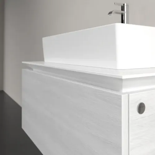 Villeroy & Boch Legato Тумба под раковину, 1 выдвижной ящик, 800 x 380 x 500 mm, White Wood / White Wood B60100E8