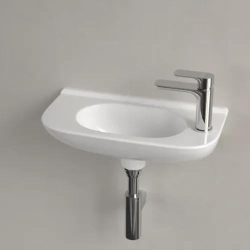Villeroy & Boch O.novo Раковина компактная, 500 x 250 x 175 mm, Альпийский белый, без перелива 53615101