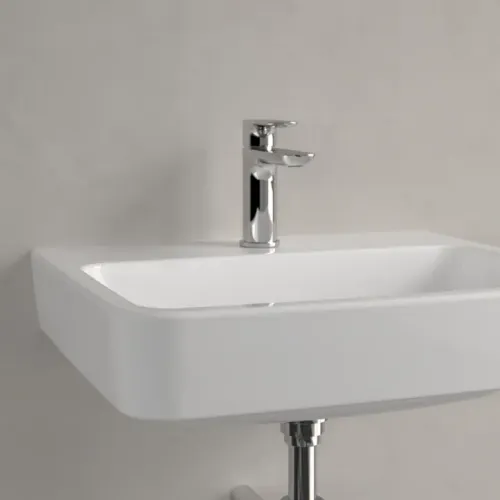 Villeroy & Boch O.novo Pаковина, 550 x 460 x 175 mm, Альпийский белый, без перелива, задняя сторона и нижняя сторона шлифованные 4A41MJ01