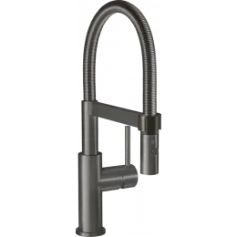 Villeroy & Boch Steel Expert Compact Однорычажный смеситель для мойки Однорычажный смеситель для мойки, выкл Нержавеющая сталь, Антрацит 92730005