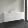 Villeroy & Boch Collaro Тумба под раковину, с подсветкой, 4 выдвижных ящика, 1600 x 548 x 500 mm, Glossy White / Glossy White C134B0DH