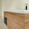 Villeroy & Boch Subway 3.0 Тумба под раковину, с подсветкой, 2 выдвижных ящика, 1001 x 423 x 516 mm, Oak Kansas / Oak Kansas C571L0RH
