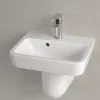 Villeroy & Boch O.novo Раковина компактная, 450 x 370 x 160 mm, Альпийский белый, с переливом 43444501