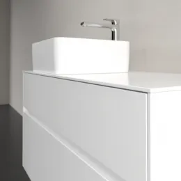 Villeroy & Boch Collaro Тумба под раковину, 2 выдвижных ящика, 1000 x 548 x 500 mm, Glossy White / Glossy White C03900DH