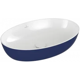 Villeroy & Boch Artis Раковина для установки на столешницу, 610 x 410 x 130 mm, Deep Ocean, без перелива 419861BCS4