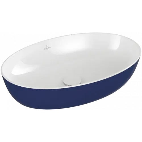 Villeroy & Boch Artis Раковина для установки на столешницу, 610 x 410 x 130 mm, Deep Ocean, без перелива 419861BCS4