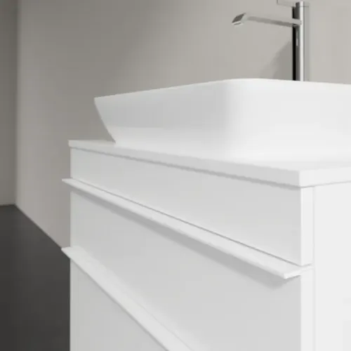 Villeroy & Boch Venticello Тумба под раковину, 2 выдвижных ящика, 757 x 606 x 502 mm, Glossy White / Glossy White A94002DH