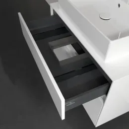 Villeroy & Boch Collaro Тумба под раковину, с подсветкой, 2 выдвижных ящика, 800 x 548 x 500 mm / Glossy White C124B0DH