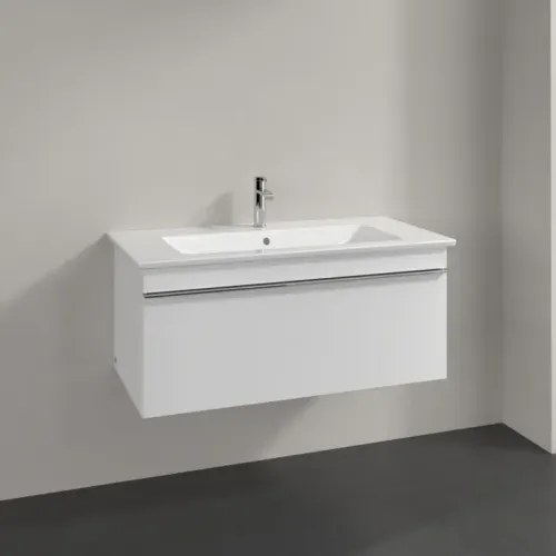 Villeroy & Boch Venticello Тумба под раковину, 1 выдвижной ящик, 953 x 420 x 502 mm, Glossy White / Glossy White A93501DH