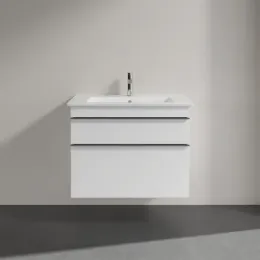 Villeroy & Boch Venticello Тумба под раковину, 2 выдвижных ящика, 753 x 590 x 502 mm, Glossy White / Glossy White A92501DH