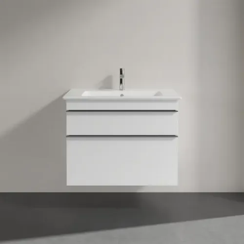 Villeroy & Boch Venticello Тумба под раковину, 2 выдвижных ящика, 753 x 590 x 502 mm, Glossy White / Glossy White A92501DH