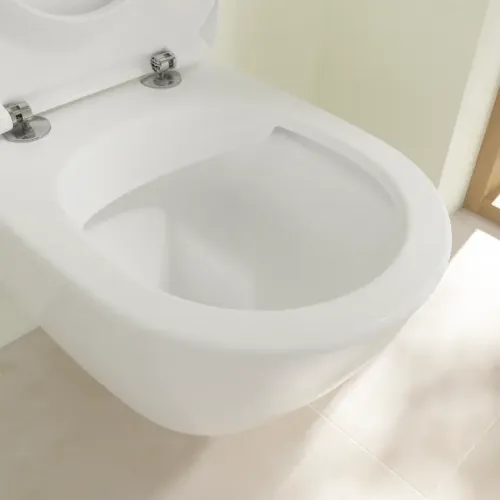 Villeroy & Boch Subway 2.0 Унитаз с открытым смывным краем, настенный, Альпийский белый CeramicPlus 5614R0R1