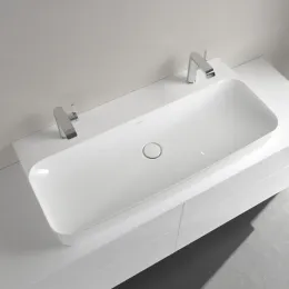 Villeroy & Boch Finion Pаковина, 1000 x 470 x 165 mm, Альпийский белый CeramicPlus, без перелива, шлифованный 41681LR1
