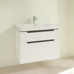 Villeroy & Boch Subway 2.0 Тумба под раковину, 2 выдвижных ящика, 787 x 590 x 449 mm, Glossy White A91410DH