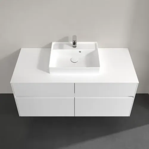 Villeroy & Boch Collaro Тумба под раковину, 4 выдвижных ящика, 1200 x 548 x 500 mm, Glossy White / Glossy White C07000DH