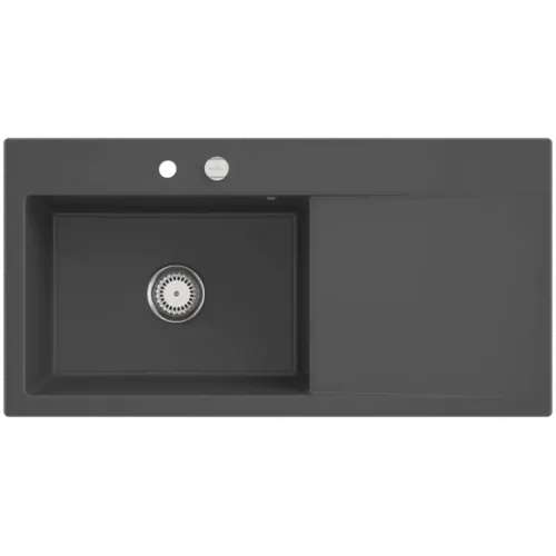 Villeroy & Boch Subway Style 60 Мойка, включая Комплект слива с эксцентриком, выкл Керамика, 1000 x 510 mm, Graphite CeramicPlus 336202i4