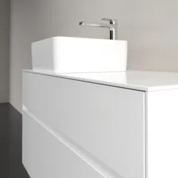 Villeroy & Boch Collaro Тумба под раковину, с подсветкой, 2 выдвижных ящика, 1000 x 548 x 500 mm, Glossy White / Glossy White C039B0DH