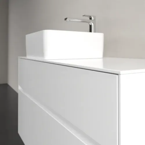 Villeroy & Boch Collaro Тумба под раковину, с подсветкой, 2 выдвижных ящика, 1000 x 548 x 500 mm, Glossy White / Glossy White C039B0DH