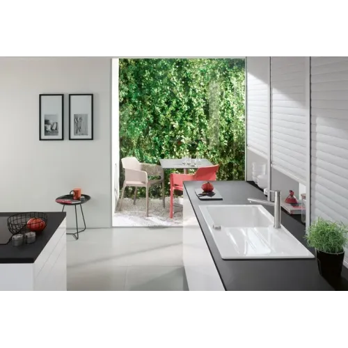 Villeroy & Boch Como Sky Однорычажный смеситель для мойки Однорычажный смеситель для мойки, выкл Нержавеющая сталь, Сплошная нержавеющая сталь 927800LC