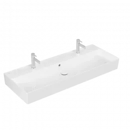 Villeroy & Boch Memento 2.0 Pаковина, 1200 x 470 x 150 mm, Альпийский белый CeramicPlus, с переливом, шлифованный 4A22CKR1