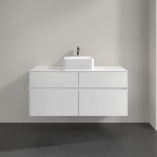 Villeroy & Boch Collaro Тумба под раковину, 4 выдвижных ящика, 1200 x 548 x 500 mm, White Matt / White Matt C04100MS