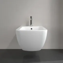 Villeroy & Boch Venticello Биде, настенный, 375 x 560 mm, Stone White CeramicPlus 441100RW