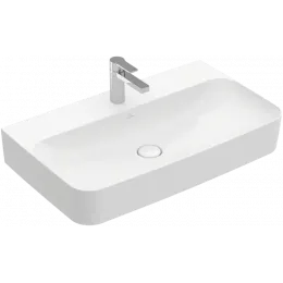 Villeroy & Boch Finion Pаковина, 800 x 470 x 165 mm, Альпийский белый CeramicPlus, со скрытым переливом, шлифованный 41688CR1