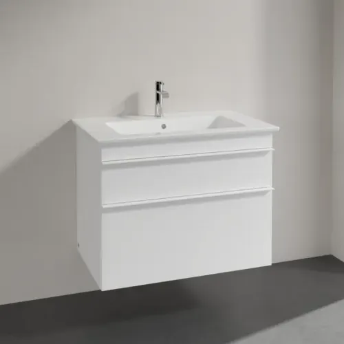 Villeroy & Boch Venticello Тумба под раковину, 2 выдвижных ящика, 753 x 590 x 502 mm, Glossy White / Glossy White A92502DH