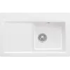 Villeroy & Boch Subway 45 Мойка, включая Комплект слива с ручным управлением, выкл Керамика, 780 x 510 mm, Snow White CeramicPlus 671401KG