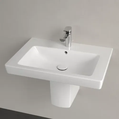 Villeroy & Boch Subway 2.0 Pаковина, 650 x 470 x 180 mm, Альпийский белый, с переливом 71136501