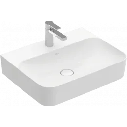 Villeroy & Boch Finion Pаковина, 600 x 470 x 164 mm, Альпийский белый CeramicPlus, со скрытым переливом, шлифованный 41686CR1