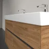 Villeroy & Boch Collaro Тумба под раковину, с подсветкой, 4 выдвижных ящика, 1154 x 546 x 444 mm, Oak Kansas C012B0RH