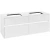 Villeroy & Boch Collaro Тумба под раковину, с подсветкой, 4 выдвижных ящика, 1400 x 548 x 500 mm, Glossy White / Glossy White C119B0DH