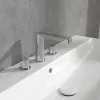 Villeroy & Boch Architectura Смеситель для ванны двухвентильный с комплектом слива со стяжкой, Хром TVW10310811061