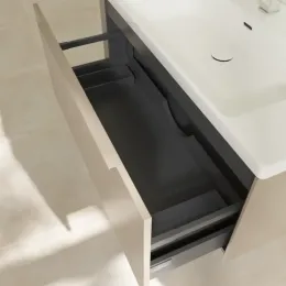 Villeroy & Boch Subway 3.0 Тумба под раковину, 1 выдвижной ящик, 973 x 429 x 478 mm, Taupe C56902VM
