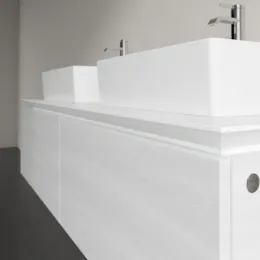 Villeroy & Boch Legato Тумба под раковину, 2 выдвижных ящика, 1400 x 380 x 500 mm, White Wood / White Wood B66800E8