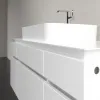 Villeroy & Boch Legato Тумба под раковину, с подсветкой, 5 выдвижных ящиков, 1200 x 550 x 500 mm, Glossy White / Glossy White B758L0DH