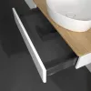 Villeroy & Boch Antao Тумба под раковину, 2 выдвижных ящика, 1600 x 190 x 500 mm, лицевая поверхность без текстурированной отделки, Glossy White Lacquer / Honey Oak K17051GF