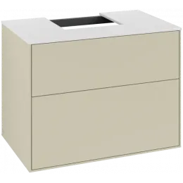 Villeroy & Boch Finion Тумба под раковину, 2 выдвижных ящика, 800 x 603 x 501 mm, Silk Grey Matt Lacquer F08100HJ