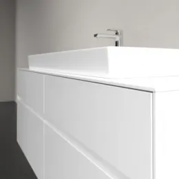 Villeroy & Boch Collaro Тумба под раковину, 4 выдвижных ящика, 1400 x 548 x 500 mm, Glossy White / Glossy White C09200DH