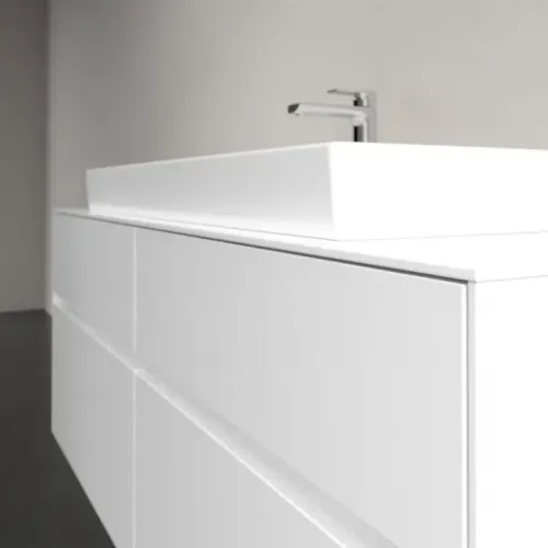 Villeroy & Boch Collaro Тумба под раковину, 4 выдвижных ящика, 1400 x 548 x 500 mm, Glossy White / Glossy White C09200DH