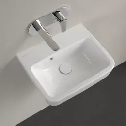 Villeroy & Boch O.novo Раковина компактная, 450 x 370 x 160 mm, Альпийский белый, с переливом 43444701