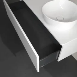 Villeroy & Boch Antao Тумба под раковину, 1 выдвижной ящик, 1200 x 360 x 500 mm, лицевая поверхность без текстурированной отделки, Glossy White Lacquer / Glossy White Lacquer K34010GF