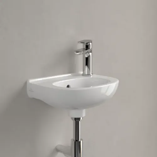 Villeroy & Boch O.novo Раковина компактная, 360 x 270 x 160 mm, Альпийский белый, с переливом 53603801