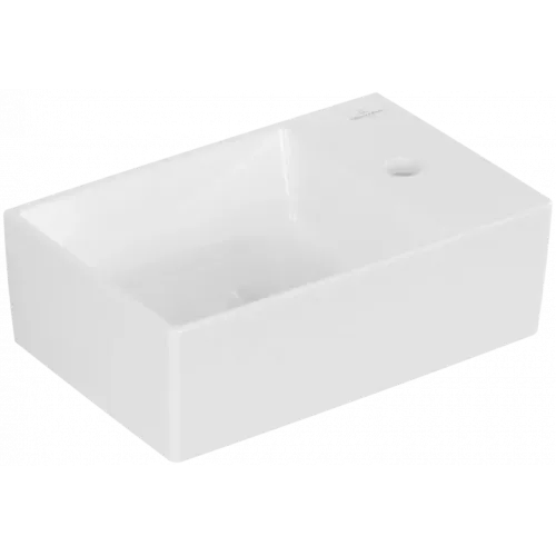 Villeroy & Boch Memento 2.0 Раковина компактная, 400 x 260 x 111 mm, Альпийский белый CeramicPlus, без перелива, шлифованный 43234GR1