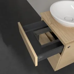 Villeroy & Boch Legato Тумба под раковину, 2 выдвижных ящика, 450 x 550 x 500 mm, Nordic Oak / Nordic Oak B56600VJ
