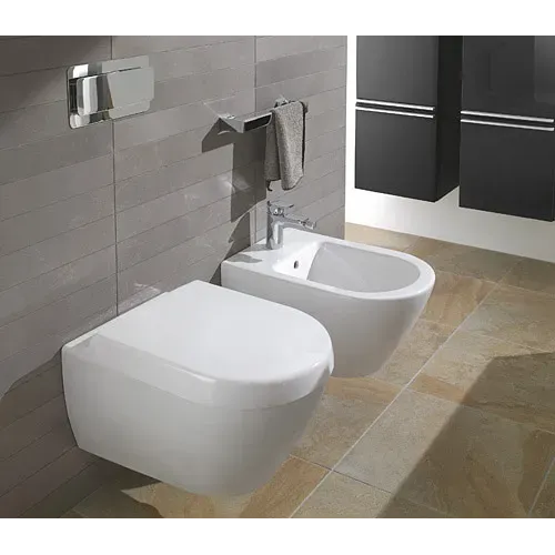 Чаша для унитаза подвесного Villeroy & Boch Subway 660010R1 альпийский белый CeramicPlus 660010R1