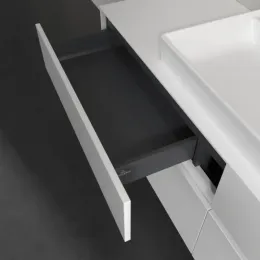 Villeroy & Boch Collaro Тумба под раковину, с подсветкой, 4 выдвижных ящика, 1600 x 548 x 500 mm, Glossy White / Glossy White C028B0DH
